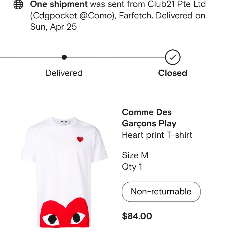 Commes Des Garçons T-Shirt